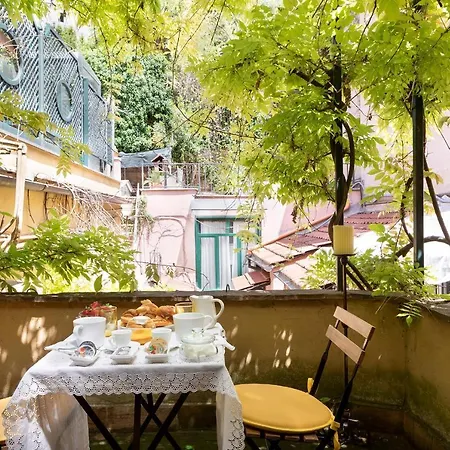 Lägenhet Luxury Piazza Di Spagna Escape With Terrace And Private *